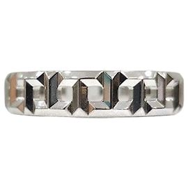 Tiffany & Co True Wide Ring Weißgold Größe Weiß