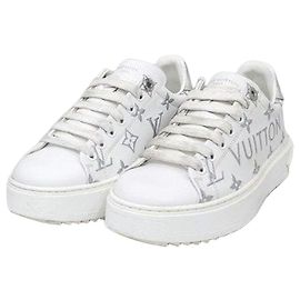 Louis Vuitton Sneakers Timeout Monogram Silver Argento