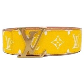 Louis Vuitton Reversible Belt Yellow Yellow