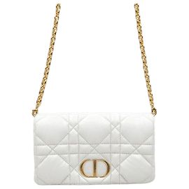 Dior Bolso Mini Latte Macro Cannage Castaño