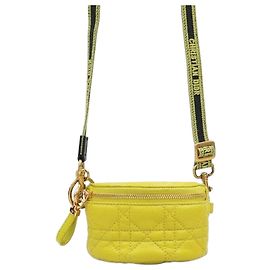 Dior Saco Tiracolo Karo com Bolsa Meia Lua Removível Marrom