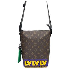Louis Vuitton Borsa Messenger Rubber Cruiser Monogram Brown Multicolore