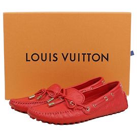 Mocassini Gloria Louis Vuitton Marrone Pelle Marrone