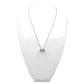 Collana Hermès Cube Argento Argento