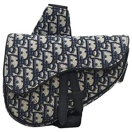Dior Mini borsa Saddle Oblique Jacquard Marrone