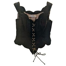 Corsé Azzaro Studio Terciopelo Negro Negro