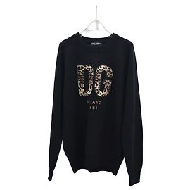 Dolce & Gabbana Jersey de lana con logo Verde