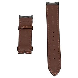 Gucci Correa de reloj de cocodrilo marrón Castaño