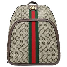 Gucci Ophidia GG Supreme Backpack Brown
