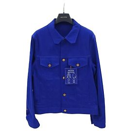 Louis Vuitton DNA Jeansjacke Blau Blau