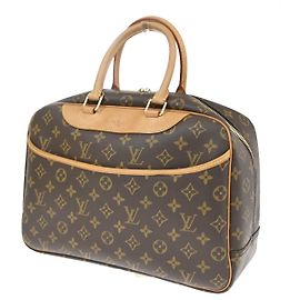 Louis Vuitton Trouville Monogram Canvas Medium Marrone