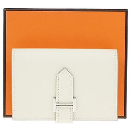 Hermès Hermes Bearn Epsom Mini Weiß