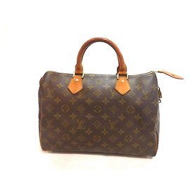Louis Vuitton Speedy 30 Monogram Handbag Brown Monogram