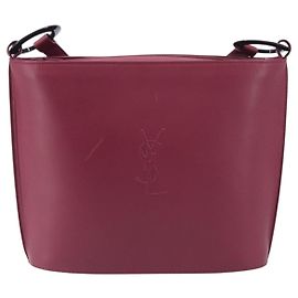 Autre Marque Borsa a tracolla Vintage Saint Laurent in pelle Medium Bordò
