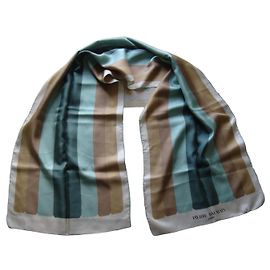 Pierre Balmain Sciarpa in seta a righe