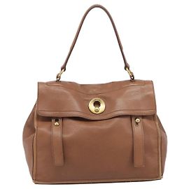 Autre Marque Saint Laurent Muse Two Leather Medium Marrone