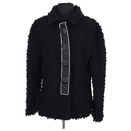 Fendi Black Wool Jacket Black