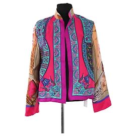 Autre Marque Chaleco LILY EVE de seda multicolor Multicolor