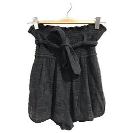 Iro Smily Shorts aus schwarzer Baumwolle Größe 36 Schwarz