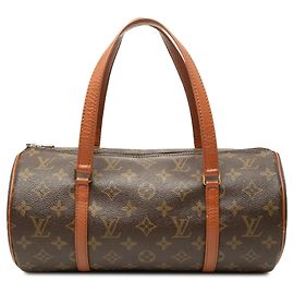 Brown Louis Vuitton Monogram Papillon 30 Handbag Brown