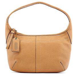 Coach Borsa a tracolla hobo in pelle Tan 11611 Cammello