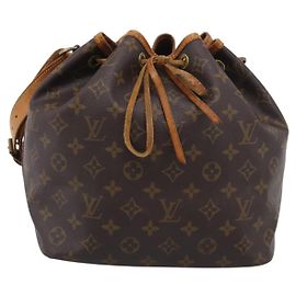 Louis Vuitton Petit Noe Monogram Canvas Small Marrom