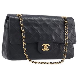 Chanel Timeless - Classic Double Flap Quilted Lambskin Medium Nero