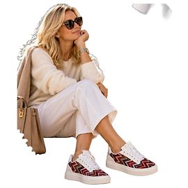 Baskets en maille Zigzag multicolores Missoni Multicolore