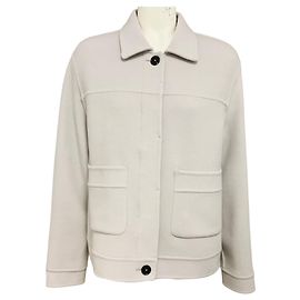 Closed Grey Button Front Wool Blouson Jacket Grey