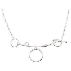 Hermès Hermes Mall De Brid 925 Silver Halskette Silber