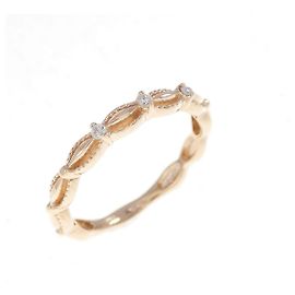 Autre Marque agete K10 Pink Gold Diamantring Pink