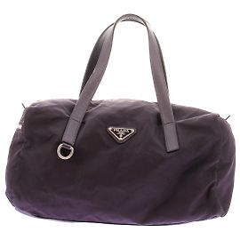 Prada Borsa viola "Vela" in nylon Porpora