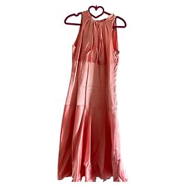 Autre Marque Guess by Marciano Vestido de Seda Rosa Rosa