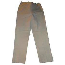 Brunello Cucinelli Beige Twill Hose 42 IT Beige