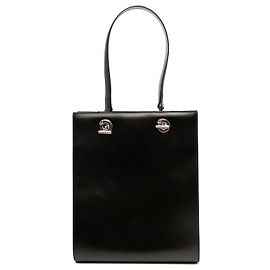 Cartier Black Leather Panthere Tote Black