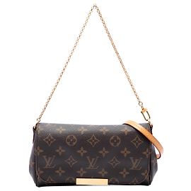 Louis Vuitton Brown Monogram Favorite PM Marrone