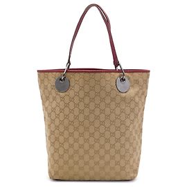 Sac Tote Gucci Beige Large GG Canvas Eclipse Beige