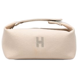 Hermès Beige Small Toile Bride A Brac Case Beige