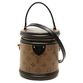 Louis Vuitton Brown Monogram Reverse Cannes Marrone