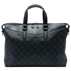 Sac Business Louis Vuitton Black Monogram Eclipse Explorer Noir