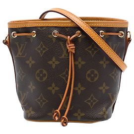Louis Vuitton Brown Monogram Nano Noe Marrom