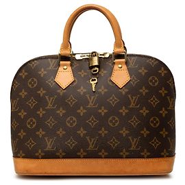 Louis Vuitton Brown Monogram Alma PM Marrom