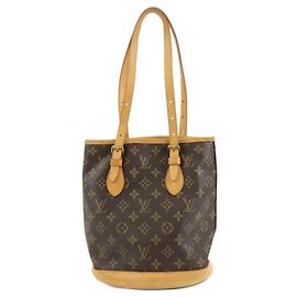 Louis Vuitton Petit Bucket Monogram Canvas Brown