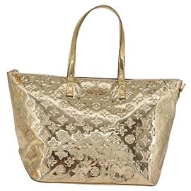 Louis Vuitton Bellevue Monogram Vernis GM Doré