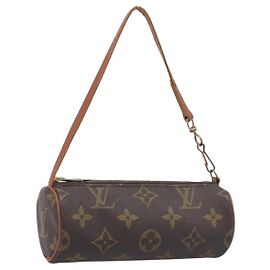 Louis Vuitton Papillon Pochette Monogram Canvas Mini Marrone