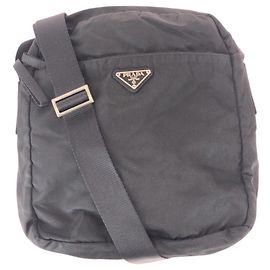 Prada Tessuto Shoulder Bag Black