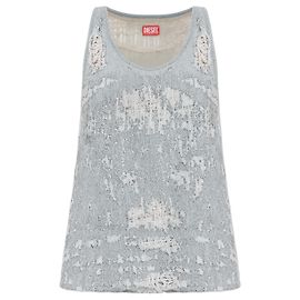Diesel Top de denim E-DALBY-FSG Azul