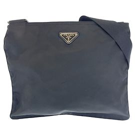 Borsa a tracolla Prada Tessuto Nylon Nero