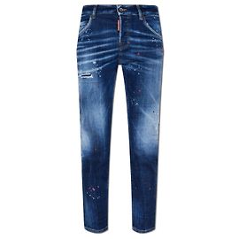 Vaqueros skinny Cool Girl Dsquared2 azul marino algodón Azul Azul marino