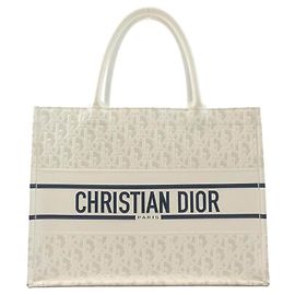 Christian Dior Dior Book Tote Bolsa Medium Branco